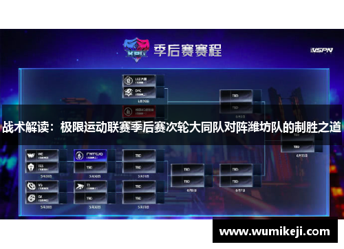 战术解读：极限运动联赛季后赛次轮大同队对阵潍坊队的制胜之道
